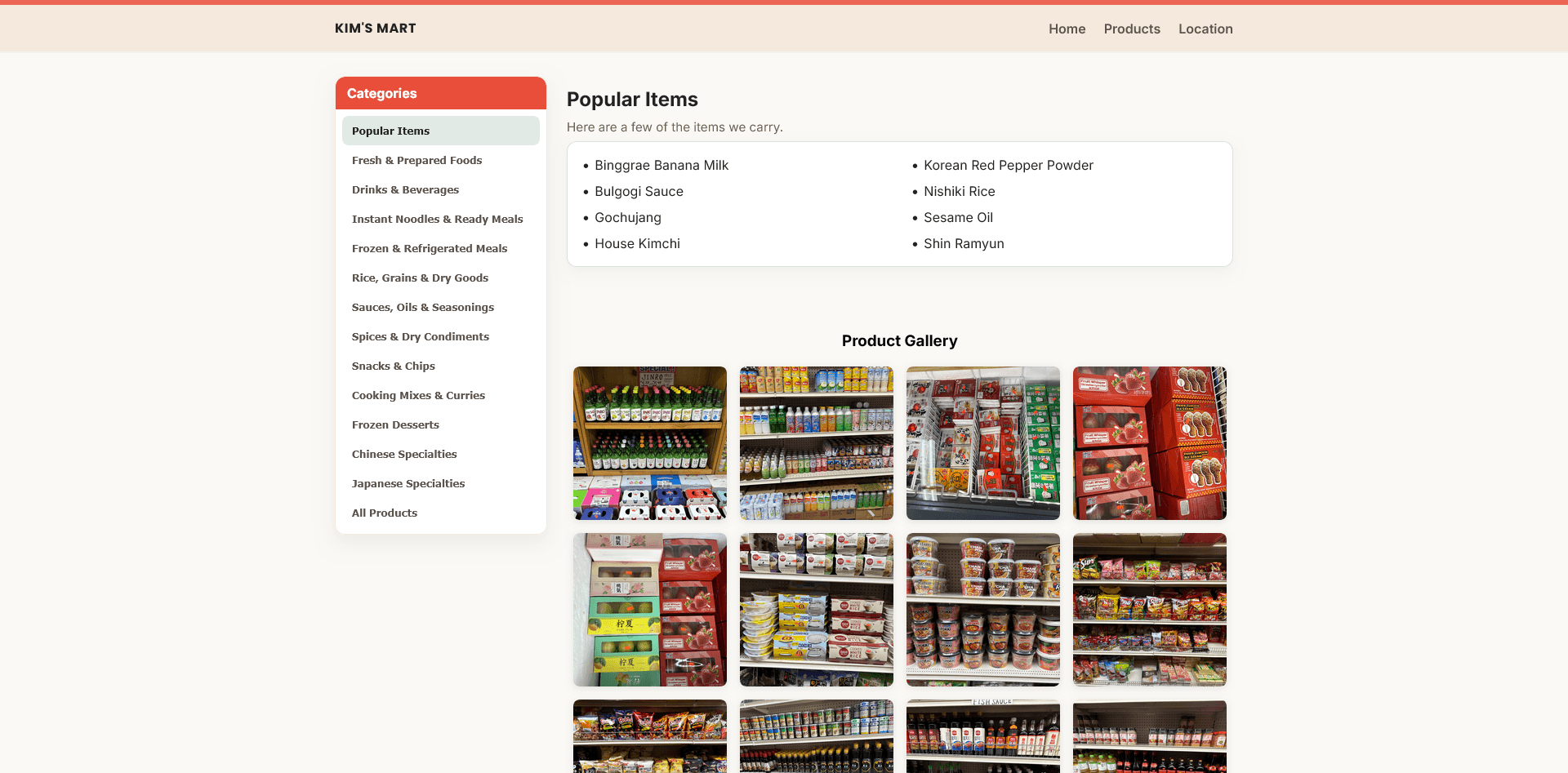 Kims Mart - Product Detail